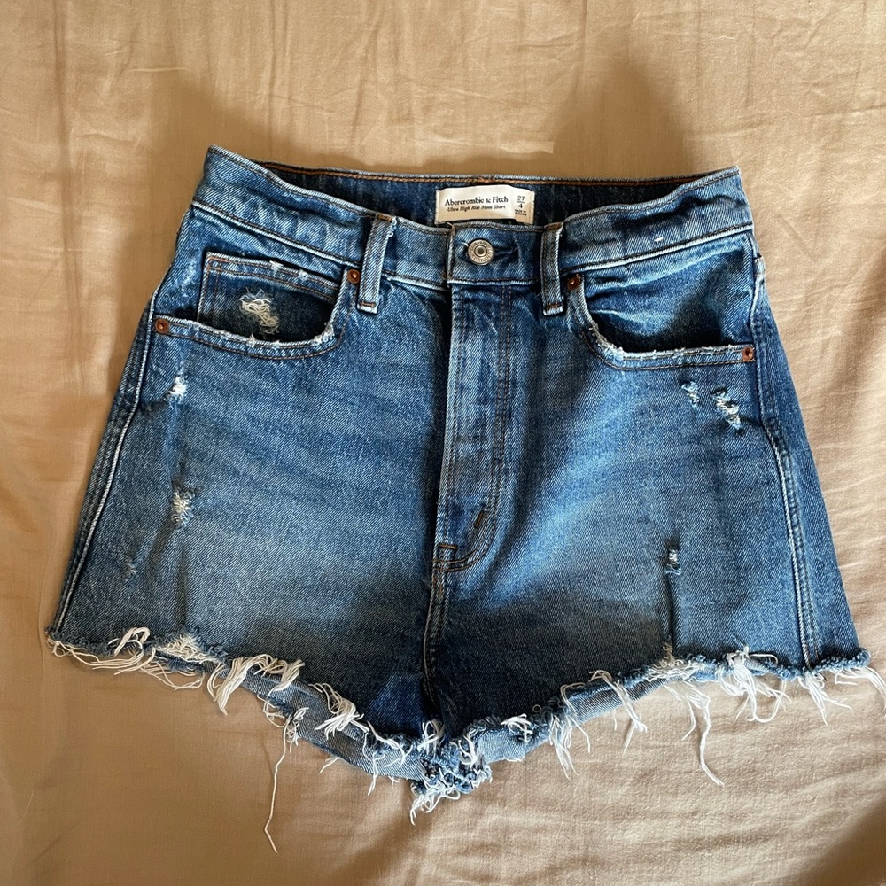 A&F Ultra High Rise Shorts